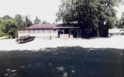 The original diner building